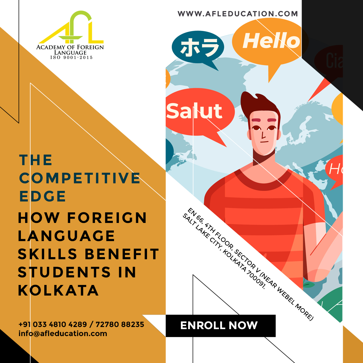 foreign language training institute in Kolkata